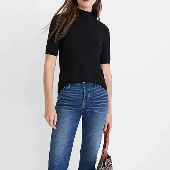 Madewell Tops - Madewell Drapey Mockneck Top